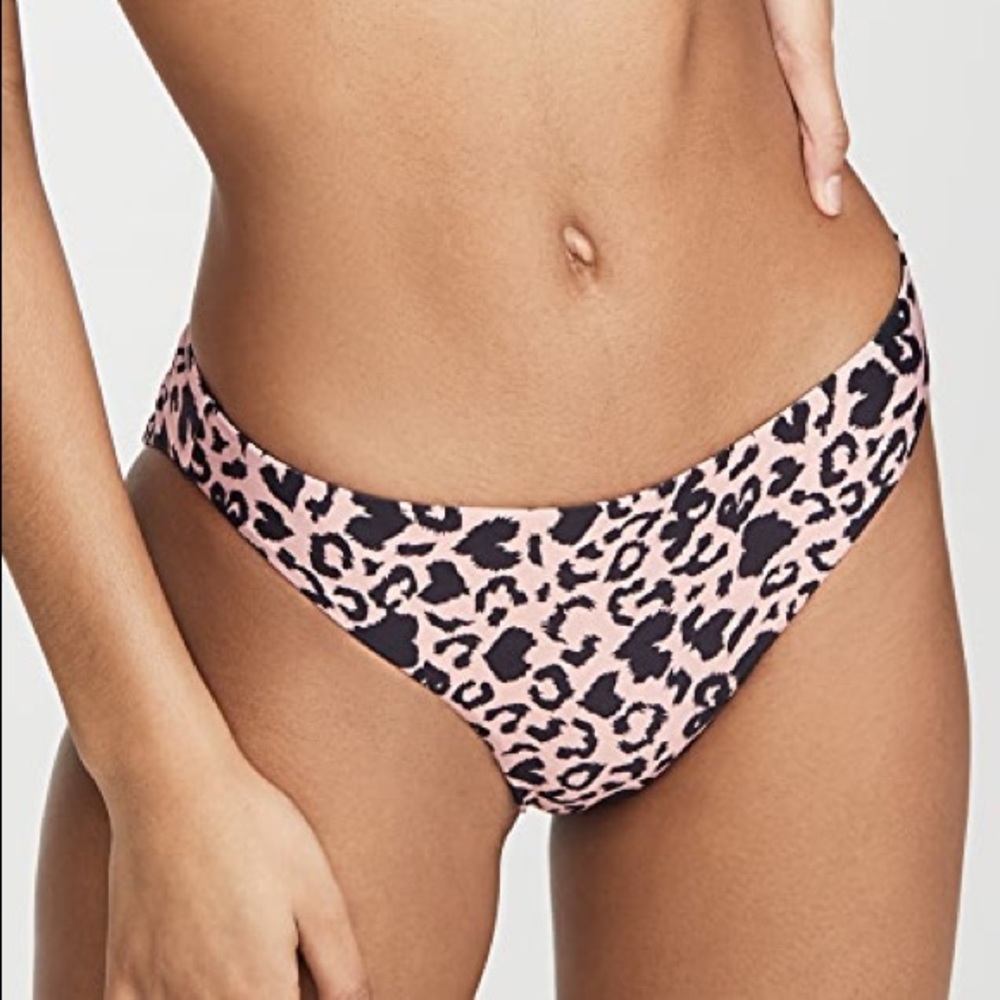 Beach Riot Love Leopard Bikini bottoms size small